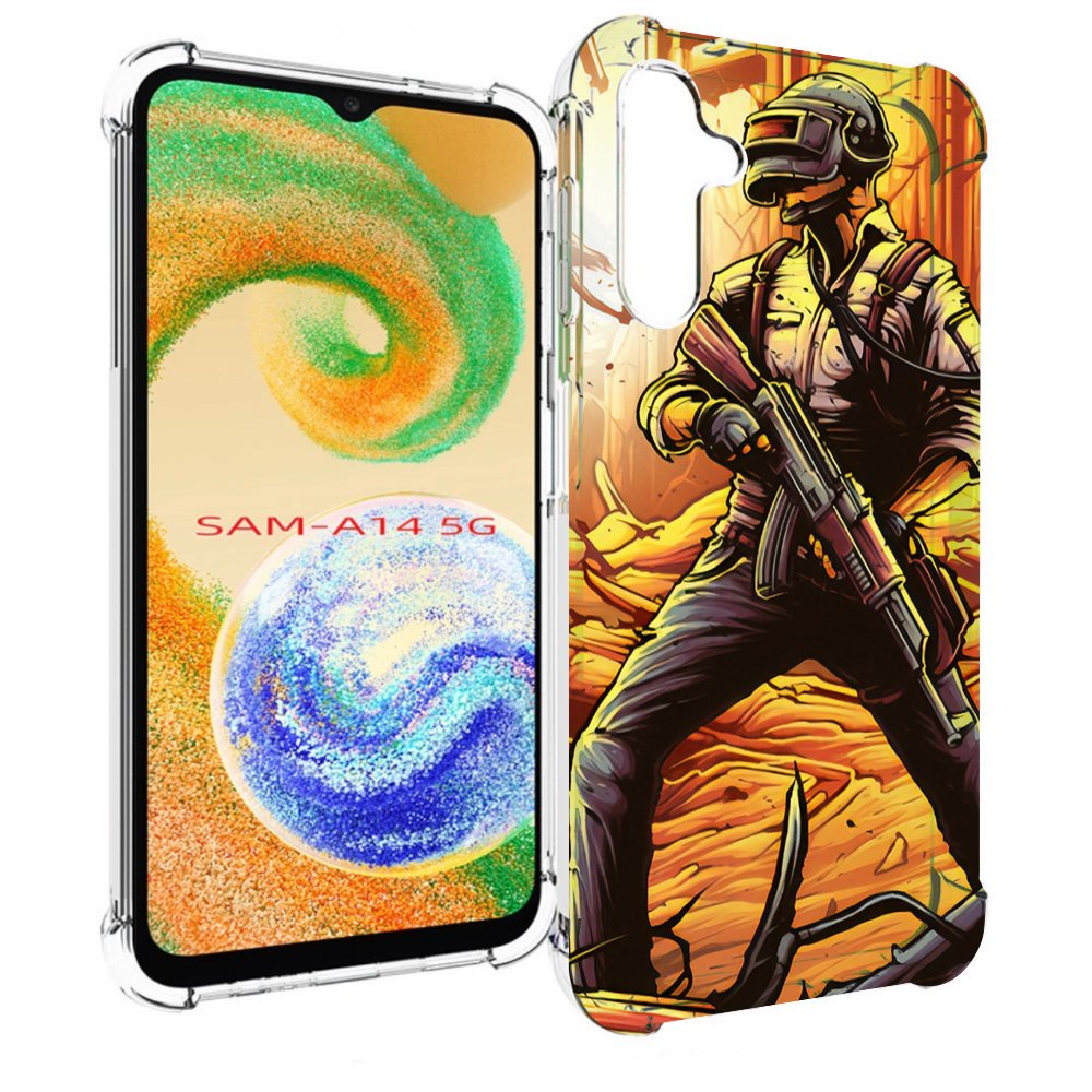 

Чехол MyPads Пабг для Samsung Galaxy A14 5G, Прозрачный, Tocco