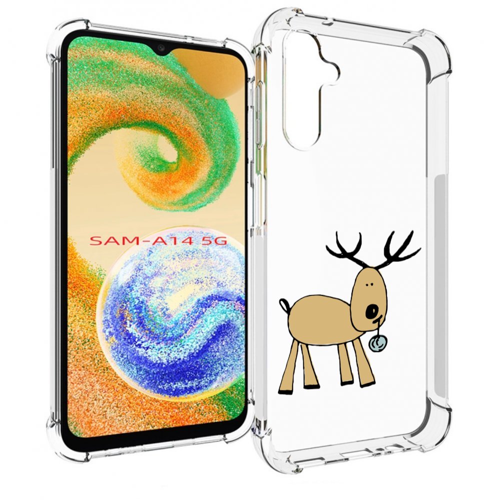 

Чехол MyPads Олень с шариком для Samsung Galaxy A14 5G, Прозрачный, Tocco