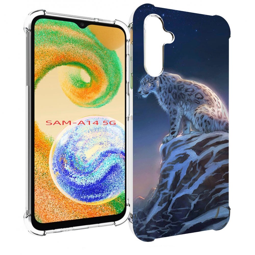 

Чехол MyPads Одинокий-Барс для Samsung Galaxy A14 5G, Прозрачный, Tocco