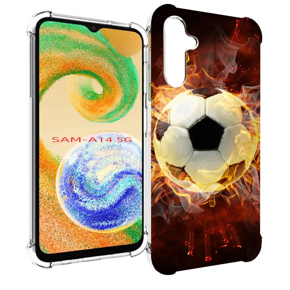 

Чехол MyPads Огненный-мяч для Samsung Galaxy A14 5G, Прозрачный, Tocco