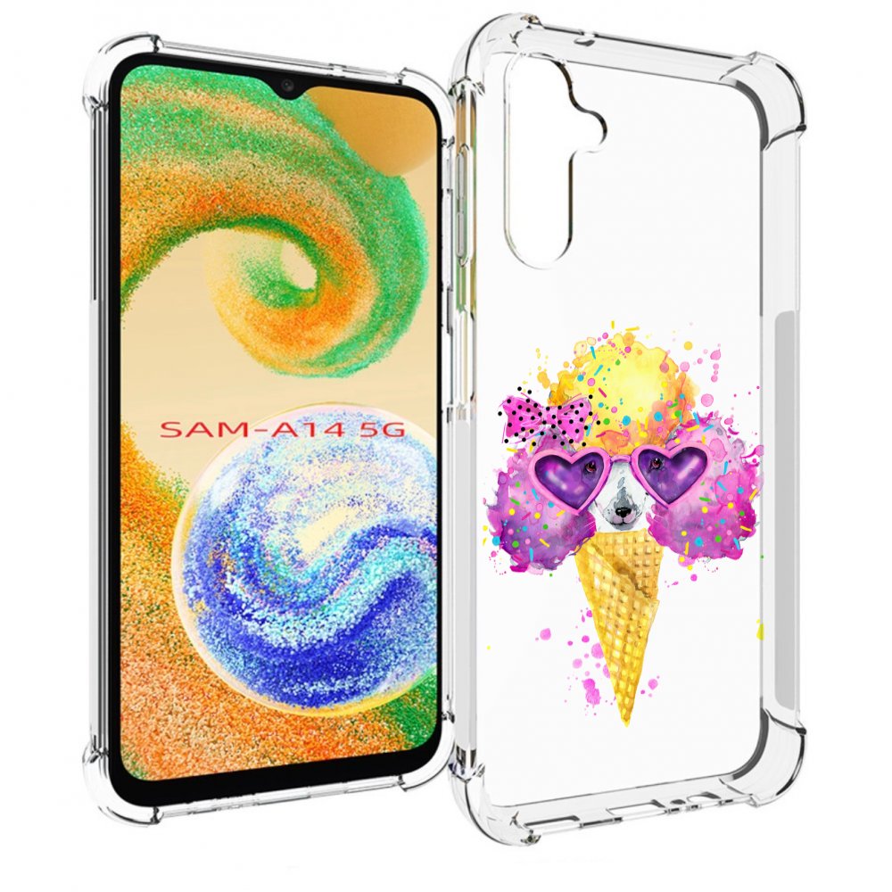 

Чехол MyPads Рожок для Samsung Galaxy A14 5G, Прозрачный, Tocco