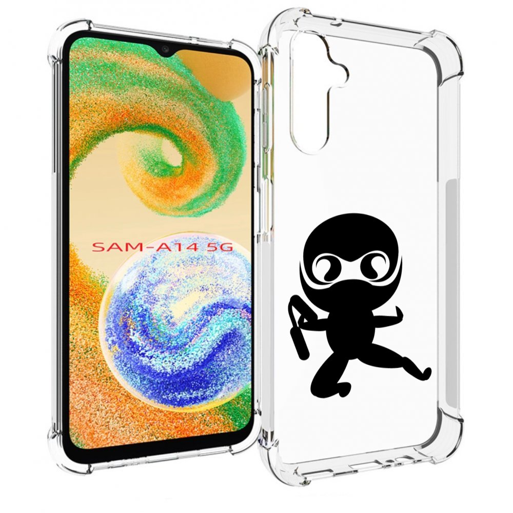 

Чехол MyPads Ниндзя для Samsung Galaxy A14 5G, Прозрачный, Tocco