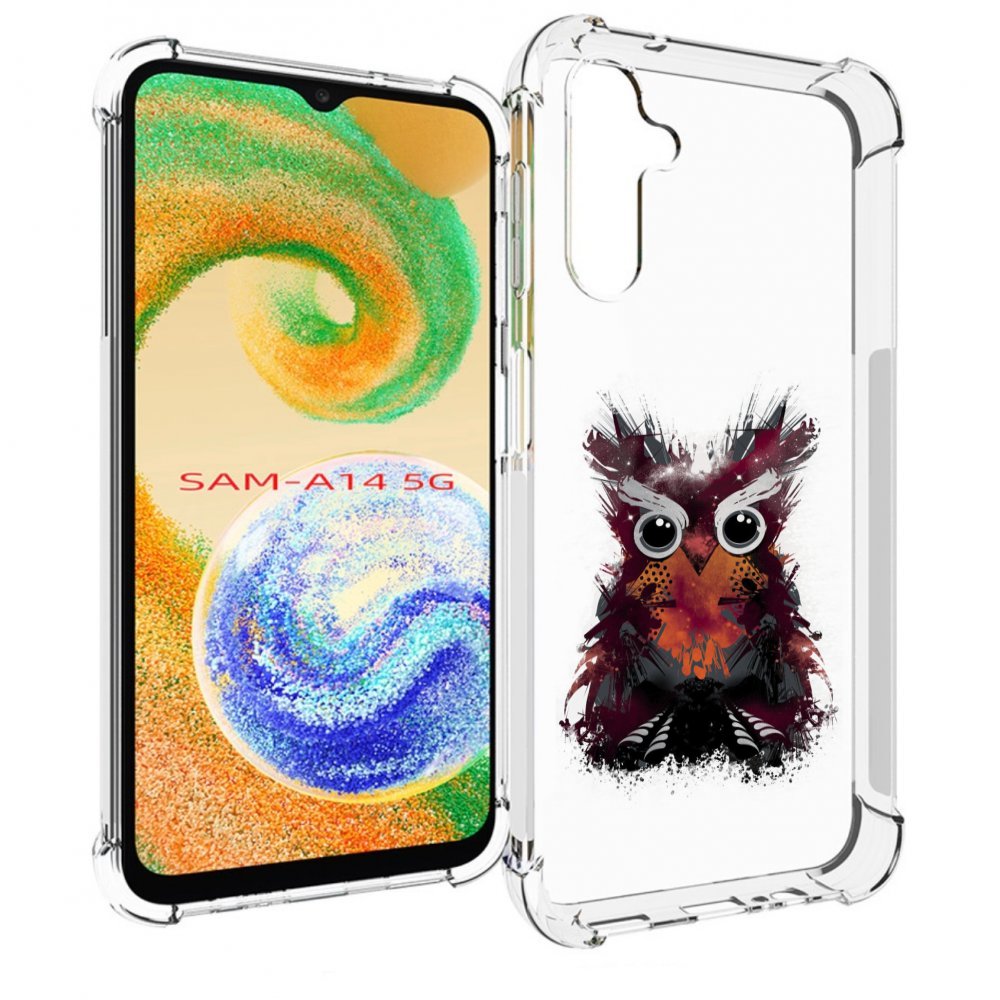 

Чехол MyPads Необычная сова для Samsung Galaxy A14 5G, Прозрачный, Tocco