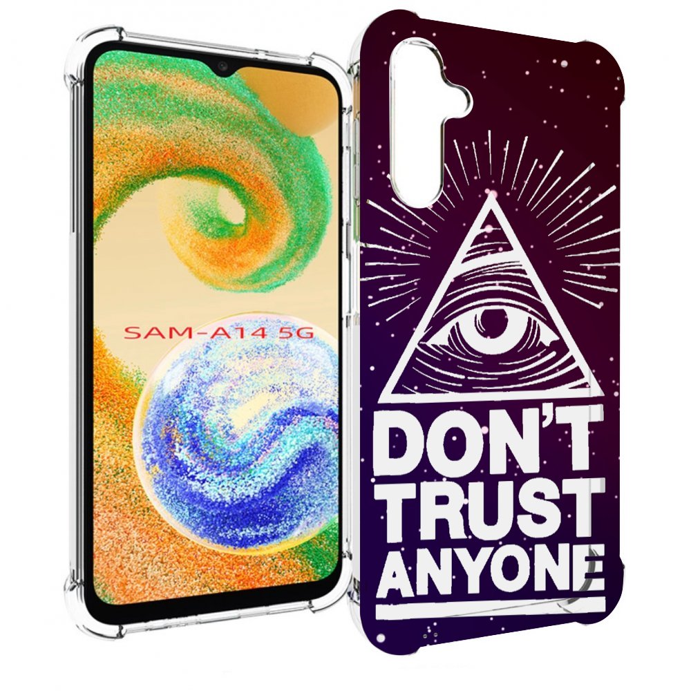 

Чехол MyPads Не-доверяй для Samsung Galaxy A14 5G, Прозрачный, Tocco
