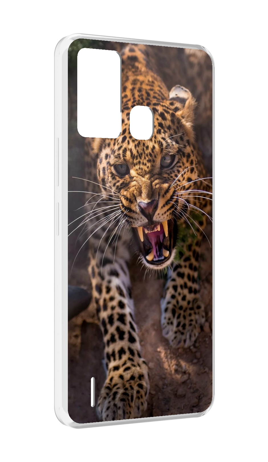 

Чехол MyPads Злой-гепард для ITEL S16 / ITEL Vision 1 Pro, Прозрачный, Tocco