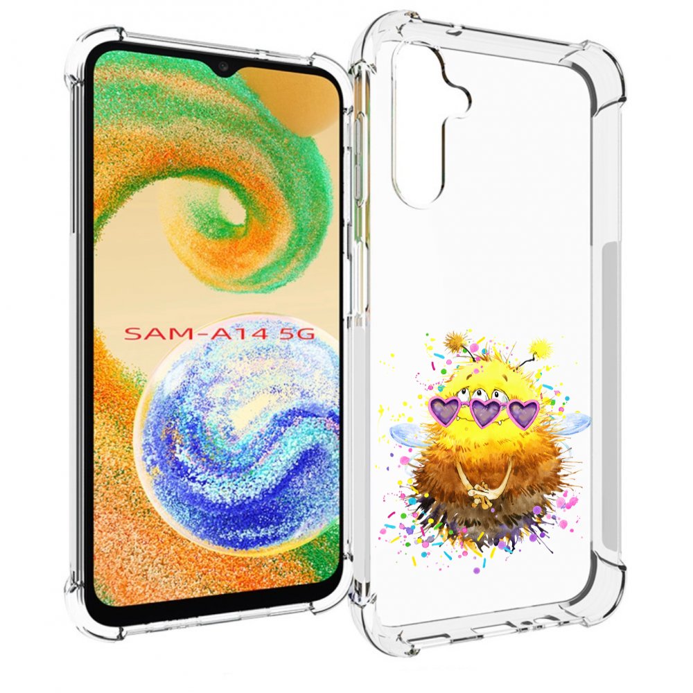 

Чехол MyPads Пушитый шмель для Samsung Galaxy A14 5G, Прозрачный, Tocco