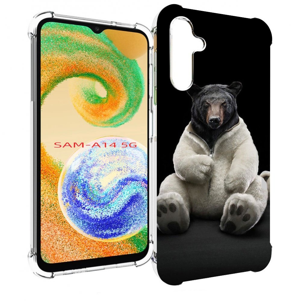 

Чехол MyPads Медведь-бурый-белый для Samsung Galaxy A14 5G, Прозрачный, Tocco