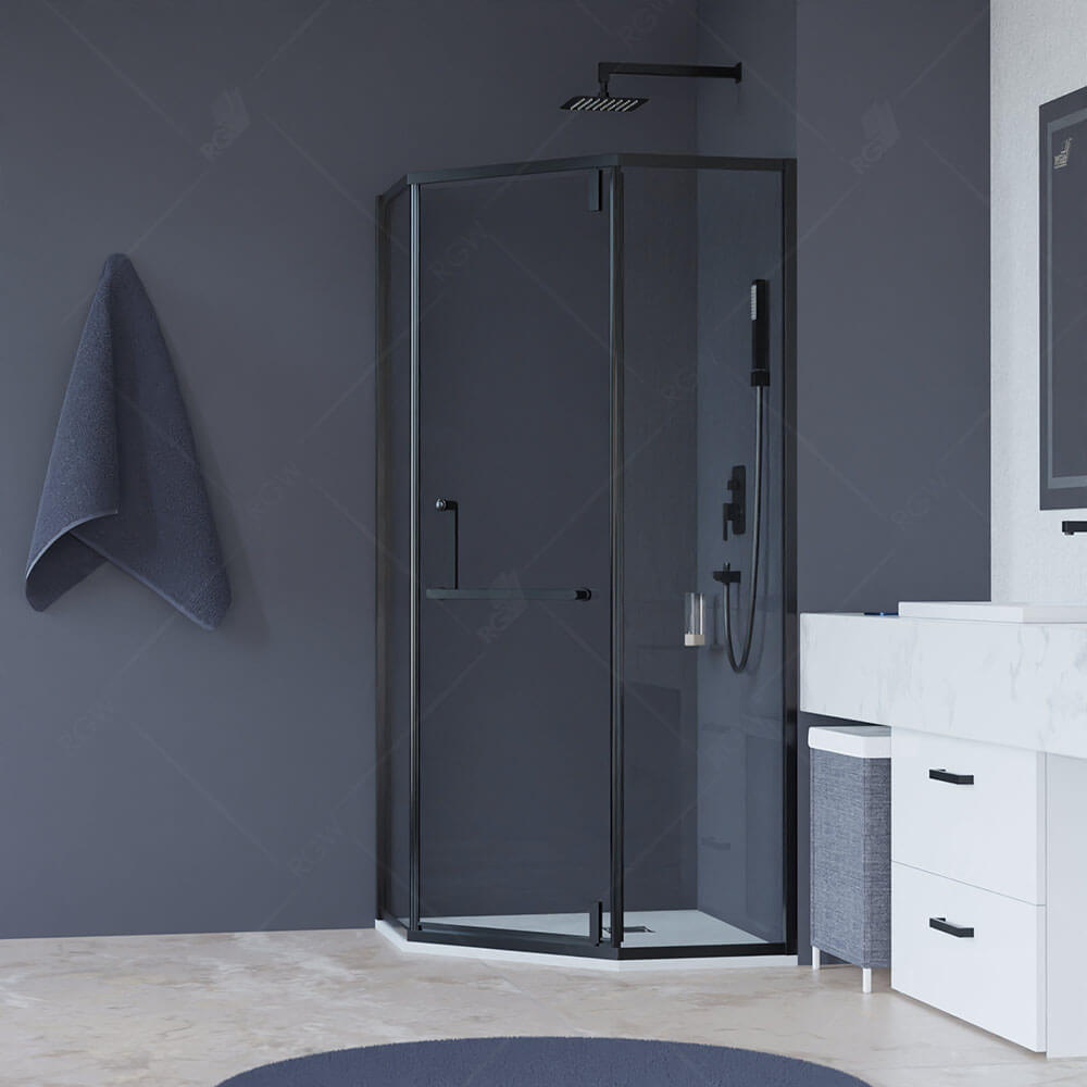 

Душевой уголок RGW Hotel HO-084B 100x100 350608400-14, профиль черный