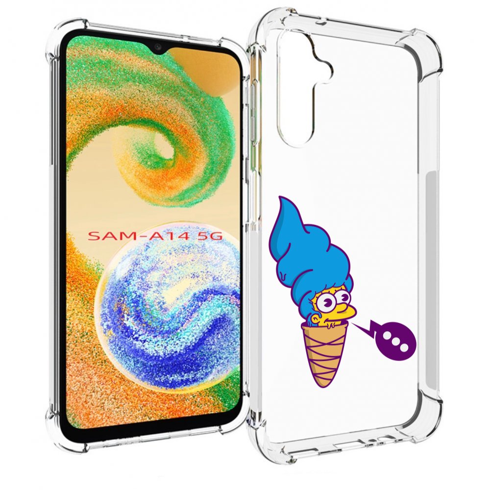

Чехол MyPads Мардж-рожок для Samsung Galaxy A14 5G, Прозрачный, Tocco