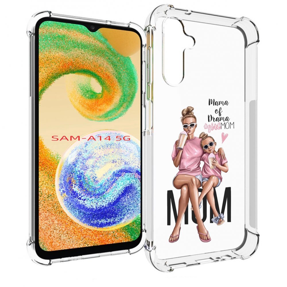 

Чехол MyPads Мама-мечты женский для Samsung Galaxy A14 5G, Прозрачный, Tocco