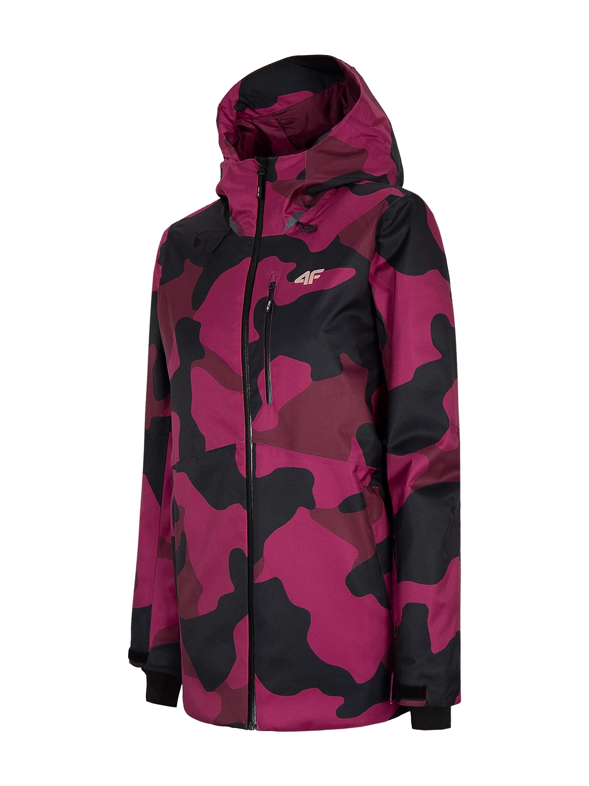 фото Куртка женская 4f women's snowboard jackets бордовая xs