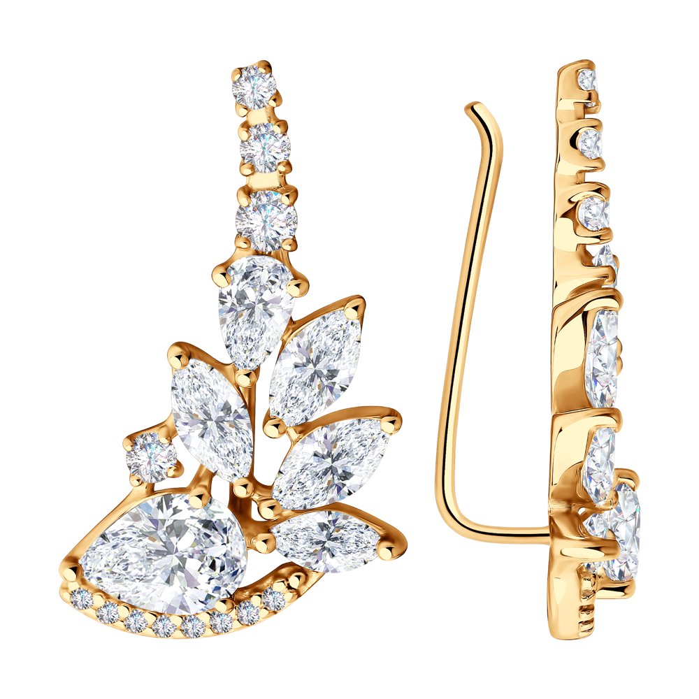 

Серьги из серебра с фианитом Diamant 93-120-00471-1, 93-120-00471-1