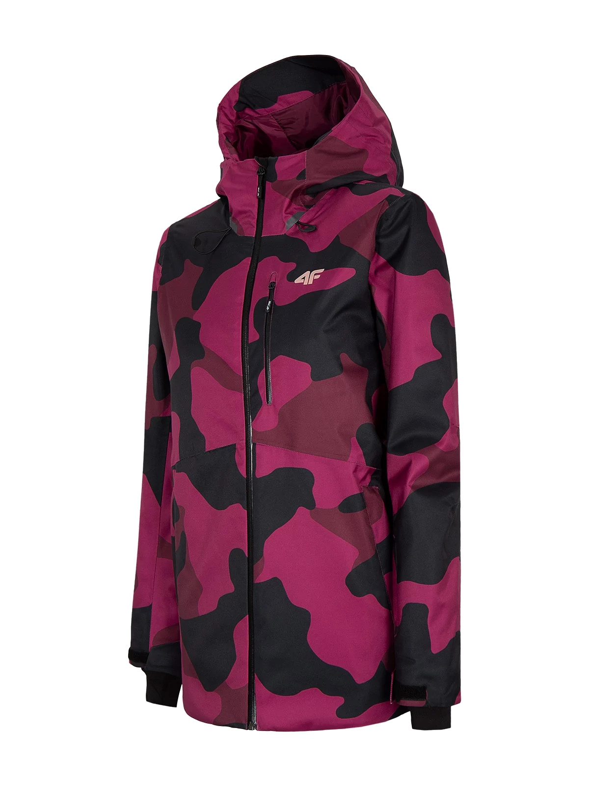 

Спортивная куртка женская 4F WOMEN'S SNOWBOARD JACKETS бордовая XL, WOMEN'S SNOWBOARD JACKETS