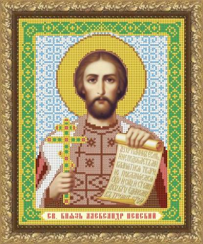 

АРТ СОЛО (Украина) Схема для вышивания бисером "Св.Кн.Александр Невский" VIA4026, от