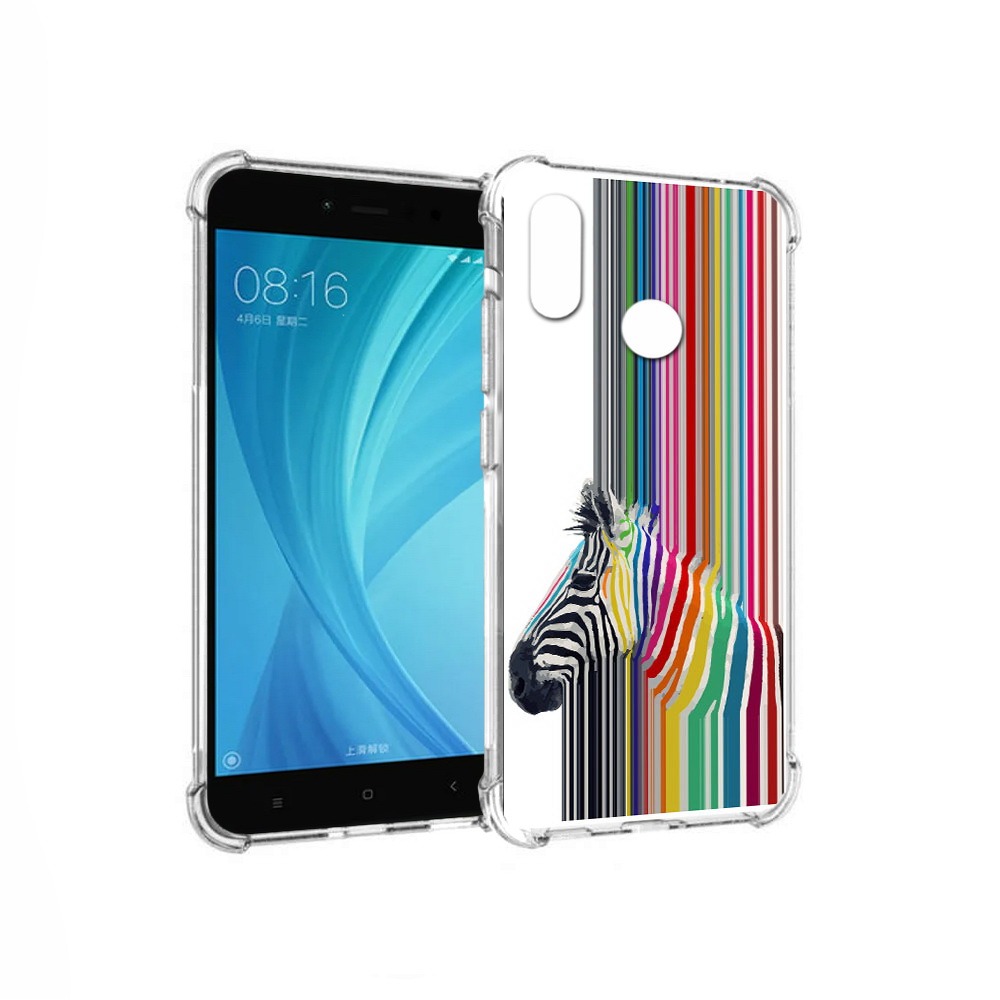 

Чехол MyPads Tocco для Xiaomi Redmi Note 5 радужная зебра (PT113434.311.565), Прозрачный, Tocco