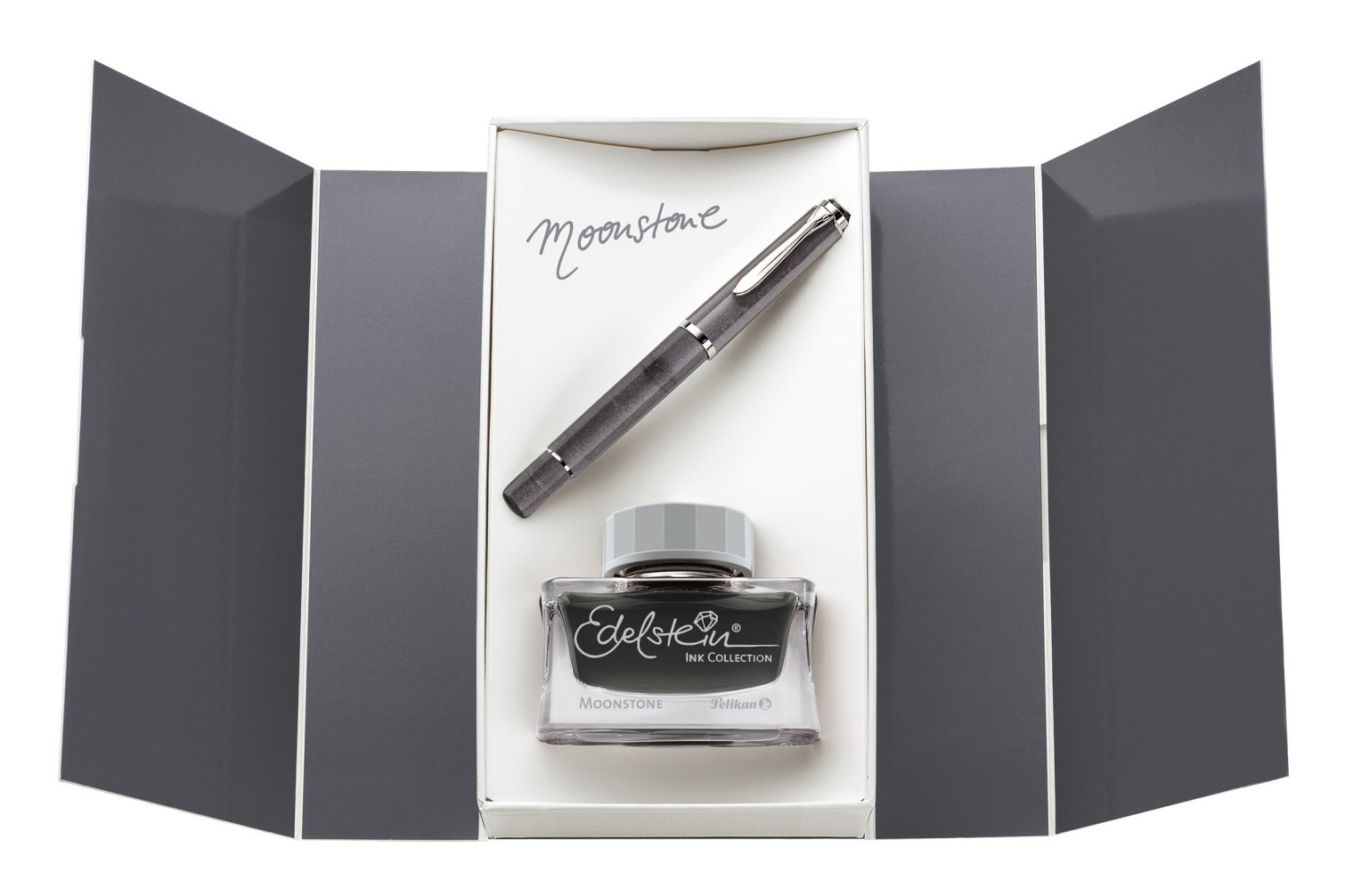 

Набор перьевая ручка Pelikan Elegance Classic M205 Moonstone PL816939 сталь нержавеющая F