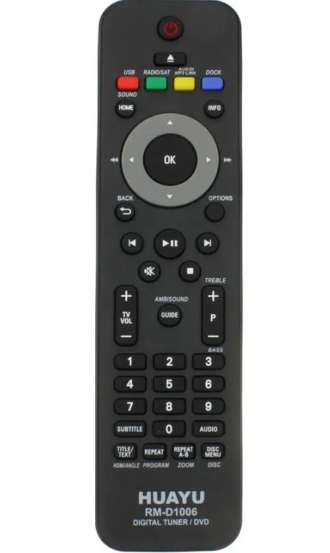 

Пульт универсальный Huayu для Philips RM-D1006 AUX