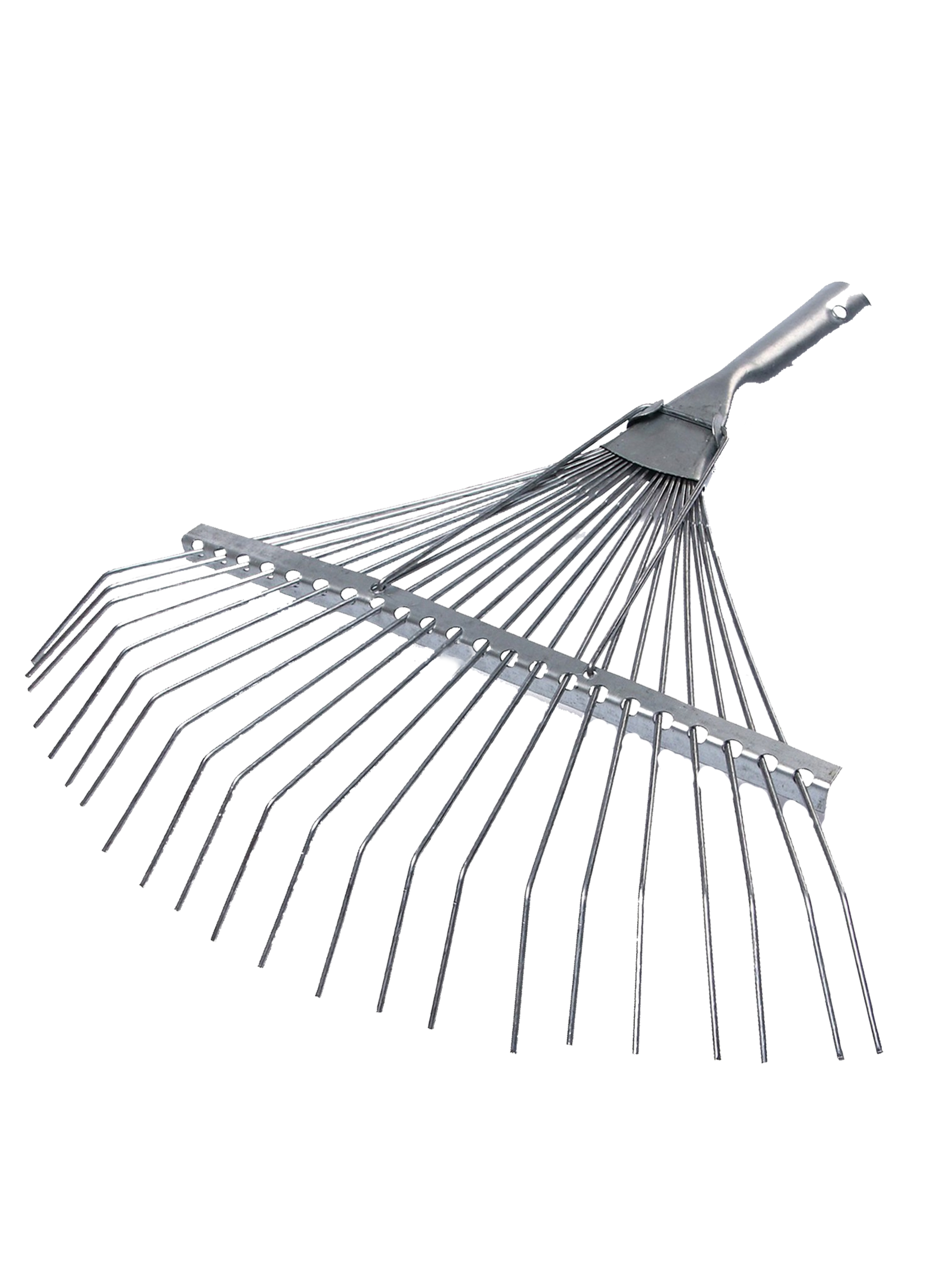 Грабли Postmart веерные проволочные оцинкованная сталь, 22 зубца, без черенка