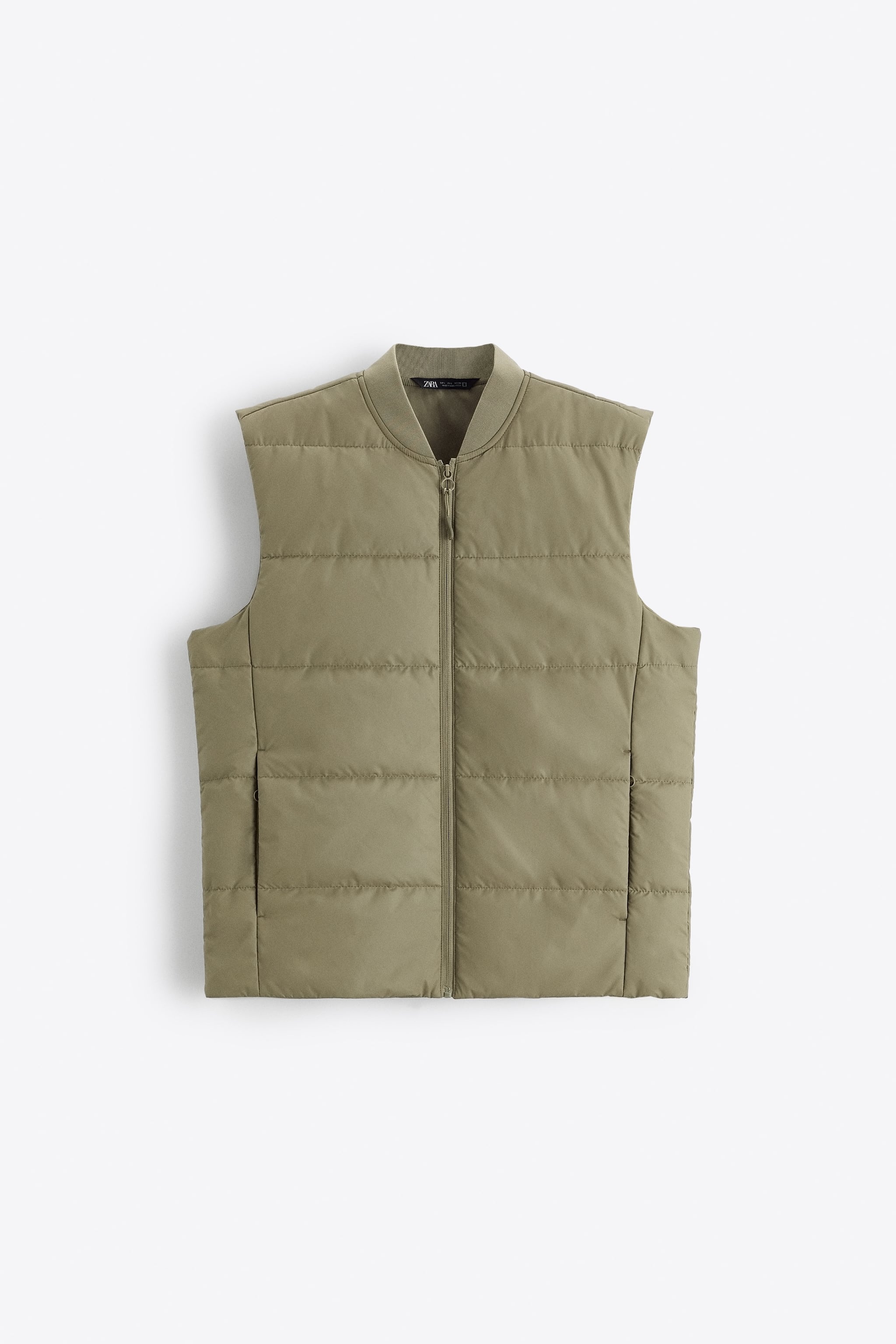 

Утепленный жилет мужской ZARA 08574361 хаки L (доставка из-за рубежа), 08574361