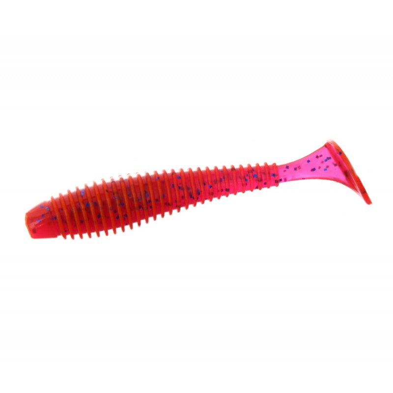 

Силиконовая приманка FLAGMAN Виброхвост Mystic Fish Fat 3,3" #110 Glamour 8,2см 5шт, FMFF33
