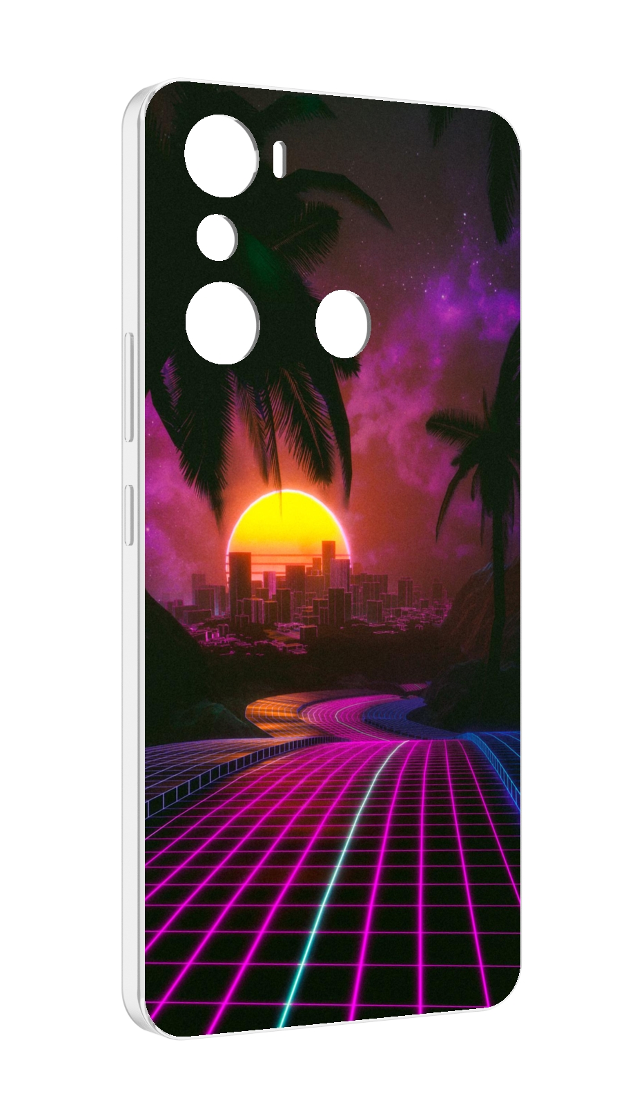 

Чехол MyPads хотлайнмайами 2 для Infinix Hot 20i, Прозрачный, Tocco