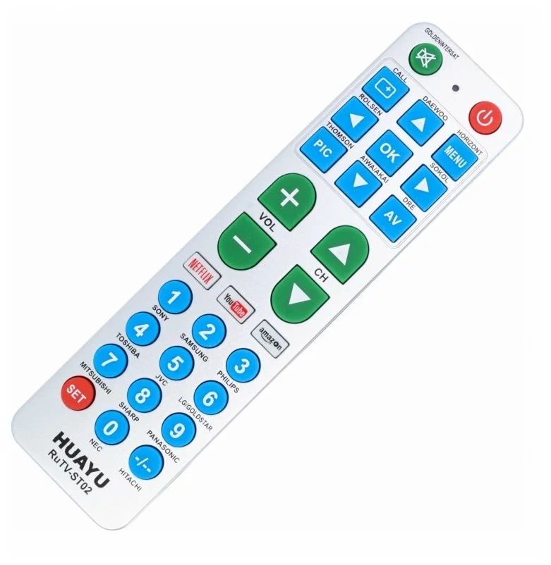 

Пульт универсальный Huayu IHandy RUTV-ST02 для различных марок TV+ LED+HD