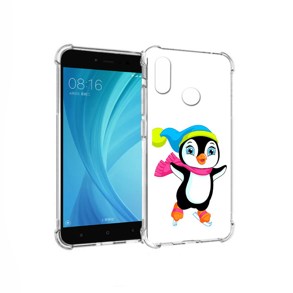 

Чехол MyPads Tocco для Xiaomi Redmi Note 5 пингвин на коньках (PT113434.311.540), Прозрачный, Tocco