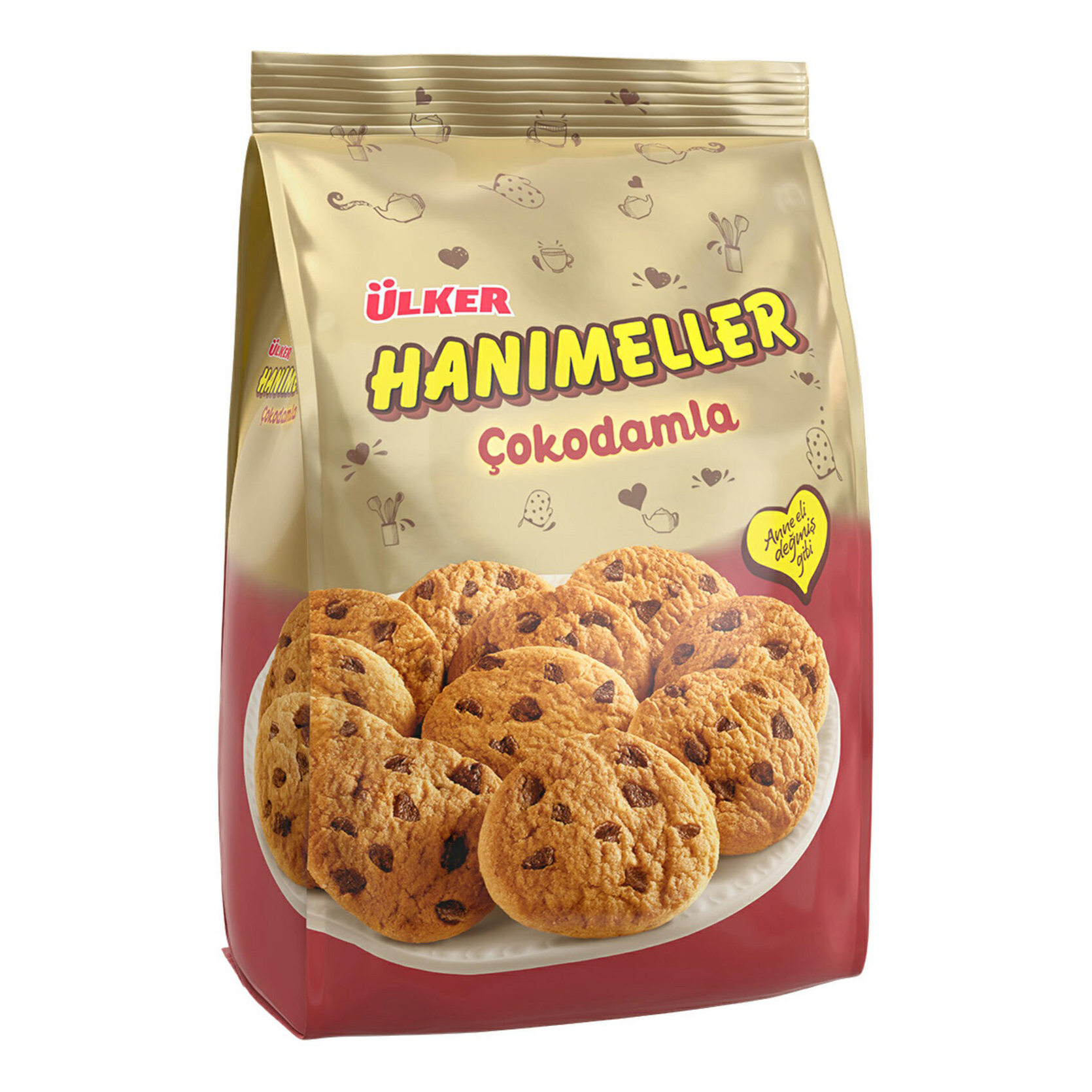 Печенье Ulker Hanimeller с кусочками шоколада 150 г