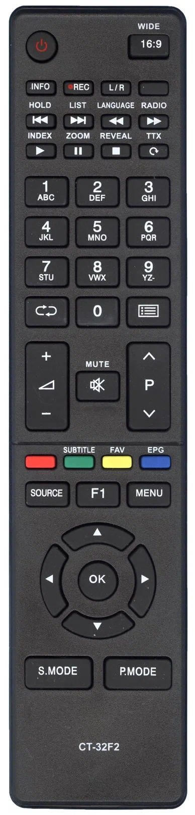 

Пульт ДУ для Toshiba CT-32F2