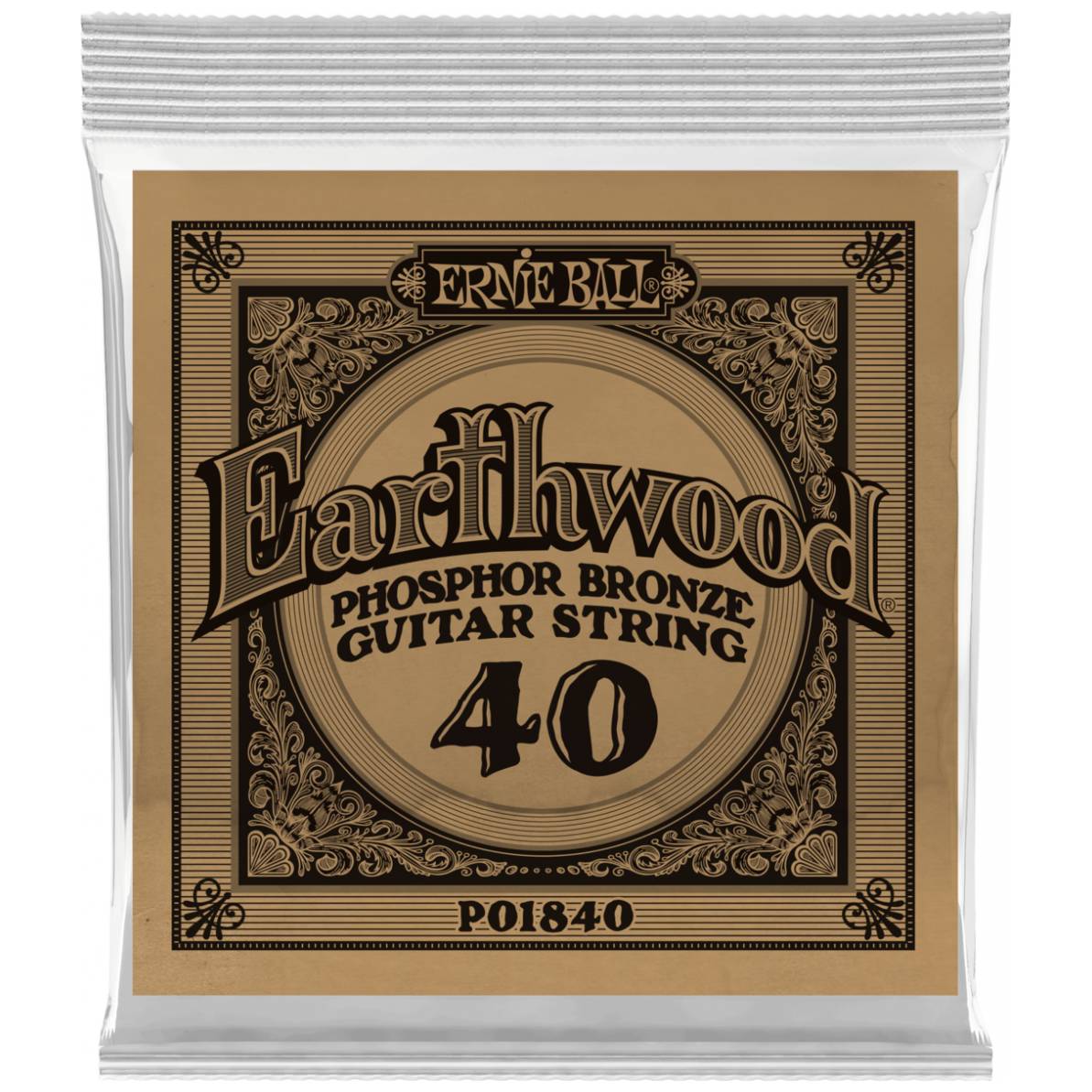 

Струна одиночная для акустической гитары ERNIE BALL 1840 Earthwood Phosphor Bronze .040