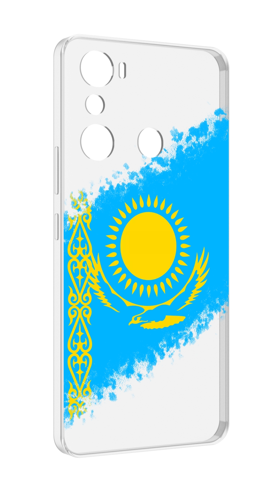 Чехол MyPads флаг Казахстана для Infinix Hot 20i