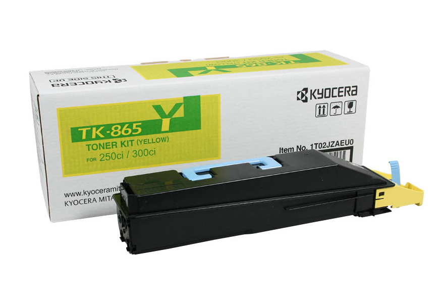 

Тонер-картридж TK-865Y 12 000 стр. Yellow для TASKalfa 250ci/300ci, Желтый