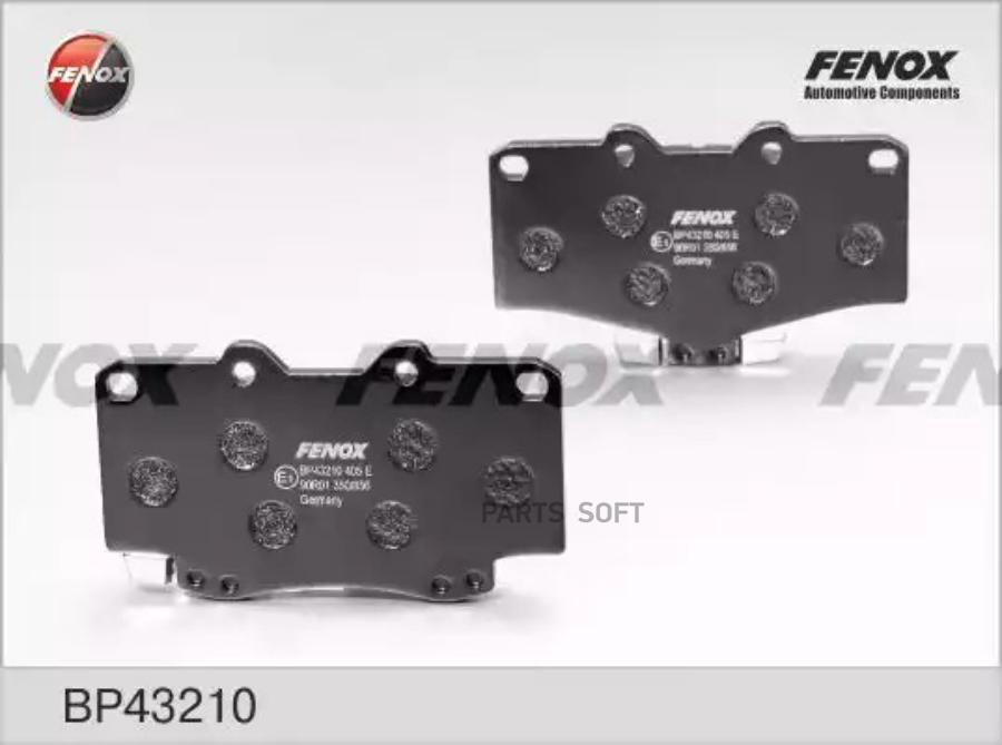 

Колодки дисковые передние \ Toyota 4Runner/Hilux Surf 91 89-97 BP43210