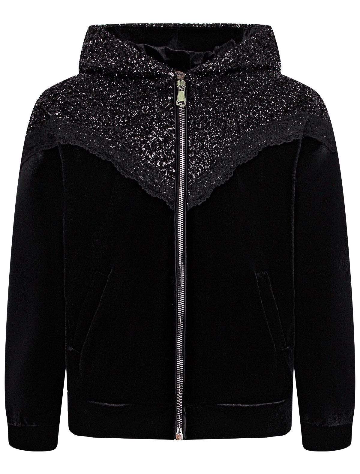 

Толстовка Ermanno Scervino цв. черный, р. 128, 47I FL07 CIN