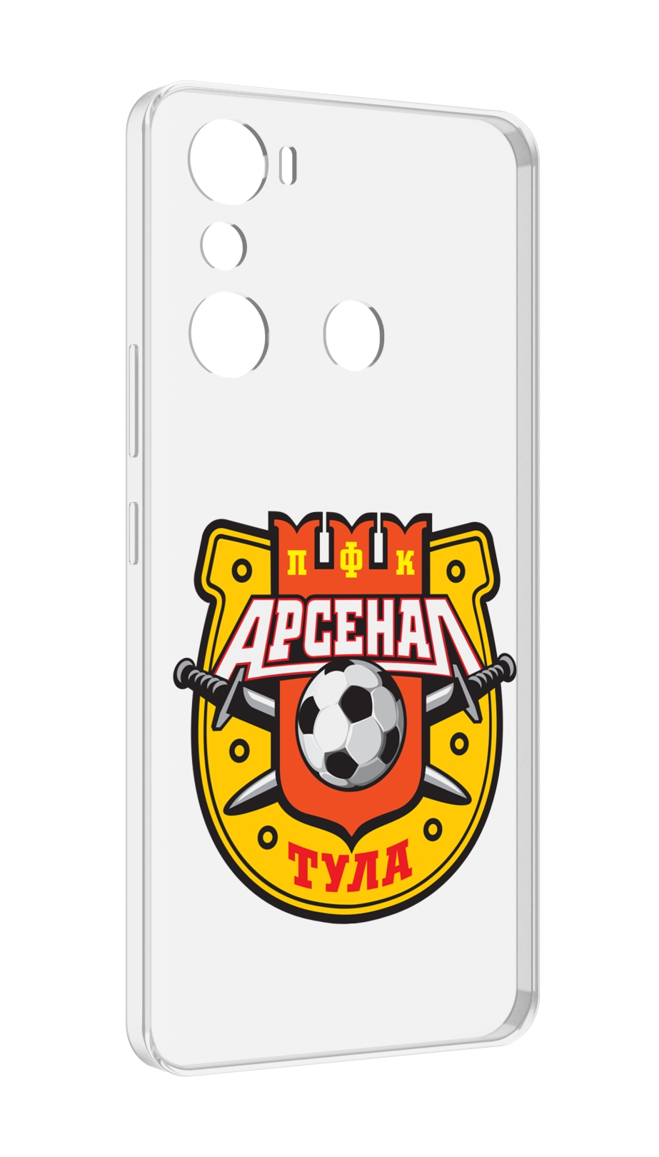 

Чехол MyPads фк-арсенал-тула-2 для Infinix Hot 20i, Прозрачный, Tocco