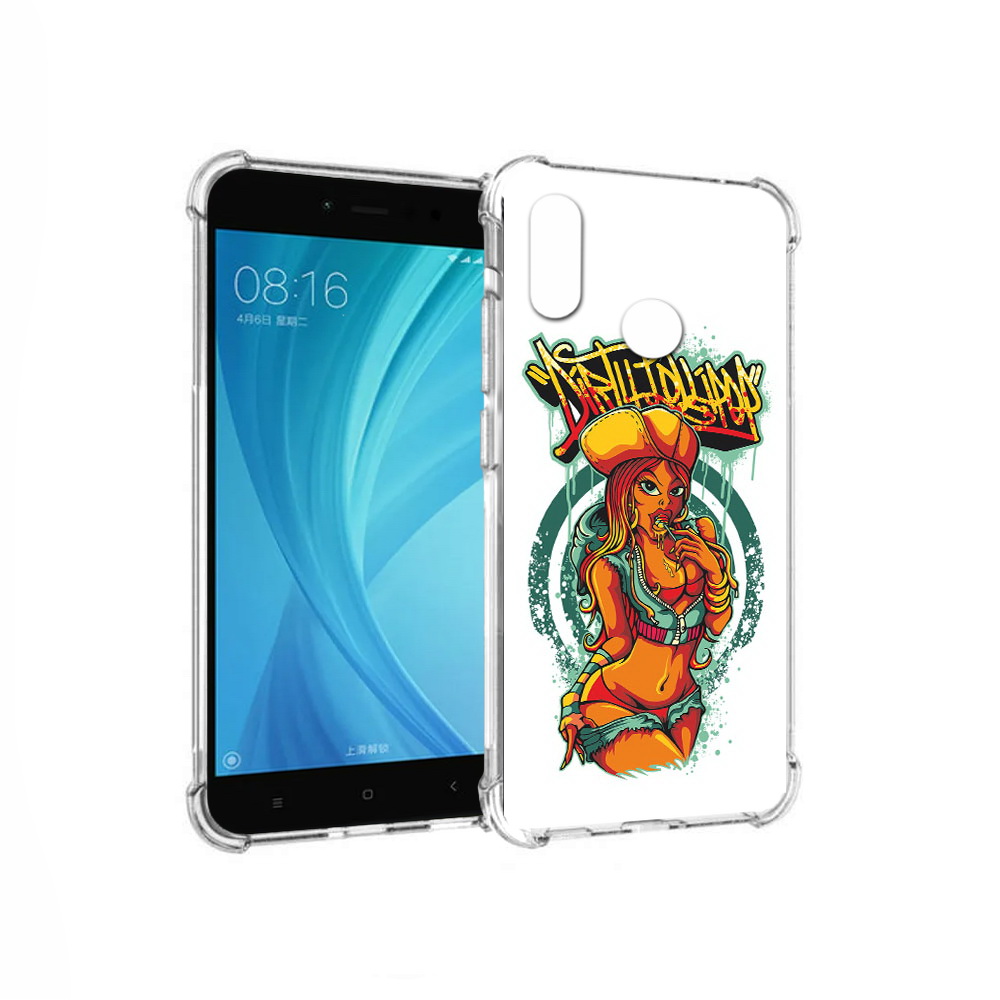 

Чехол MyPads Tocco для Xiaomi Redmi Note 5 нарисованная девушка комикс (PT113434.311.500), Прозрачный, Tocco
