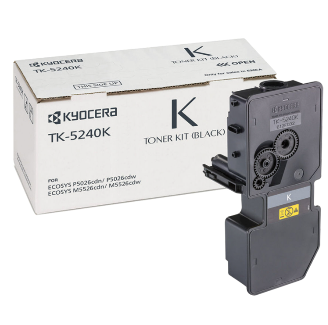 

Kyocera Тонер-картридж TK-5240K для P5026cdn/P5026cdw/M5526cdn/M5526cdw чёрный (4000 стр.), Черный