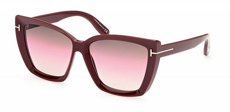 

Солнцезащитные очки Tom Ford TF 920 69F shiny bordeaux/gradient brown, TF 920 69F