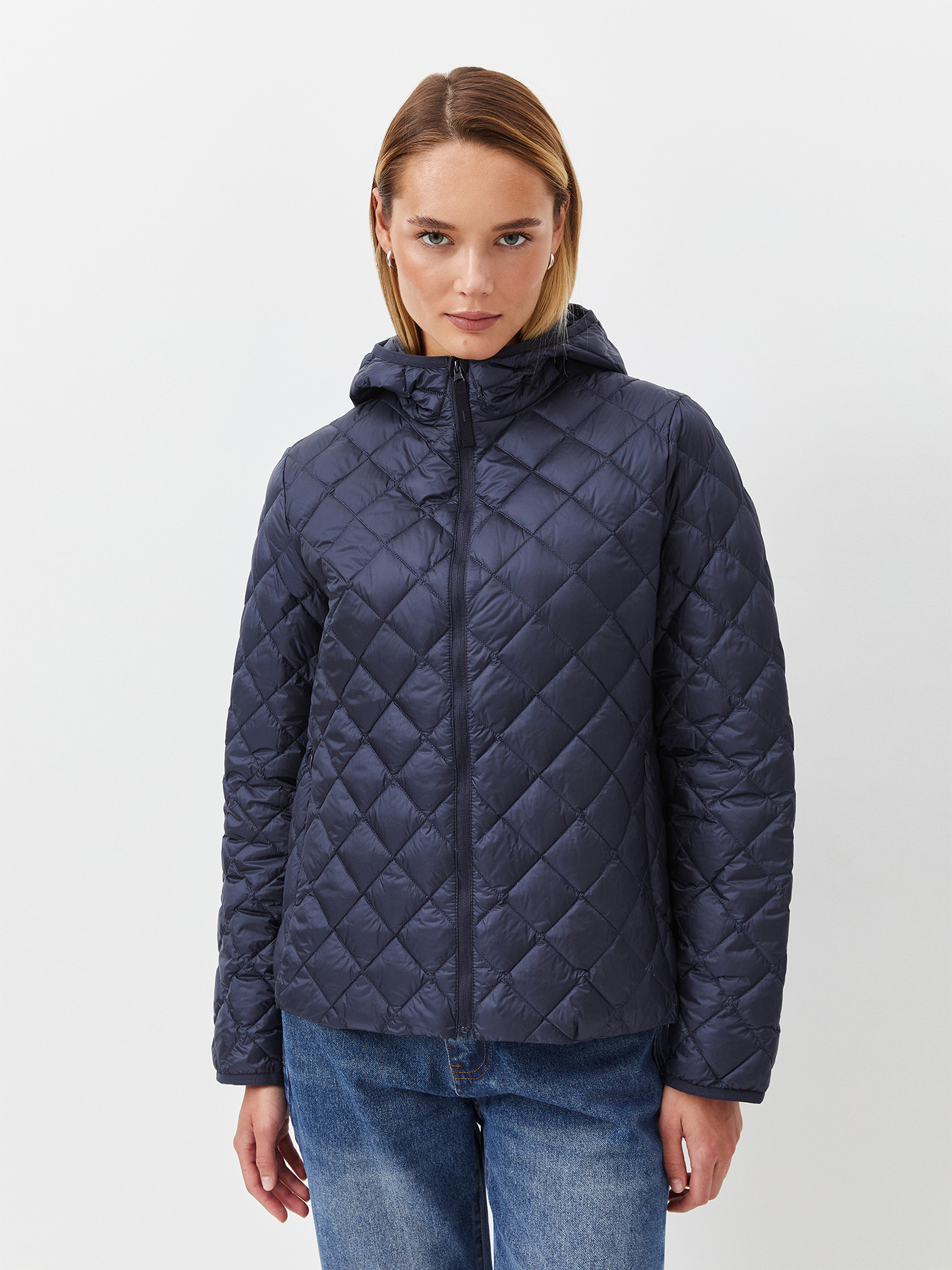 

Куртка женская Just Clothes 443599 синяя 48 RU, Синий, 443599