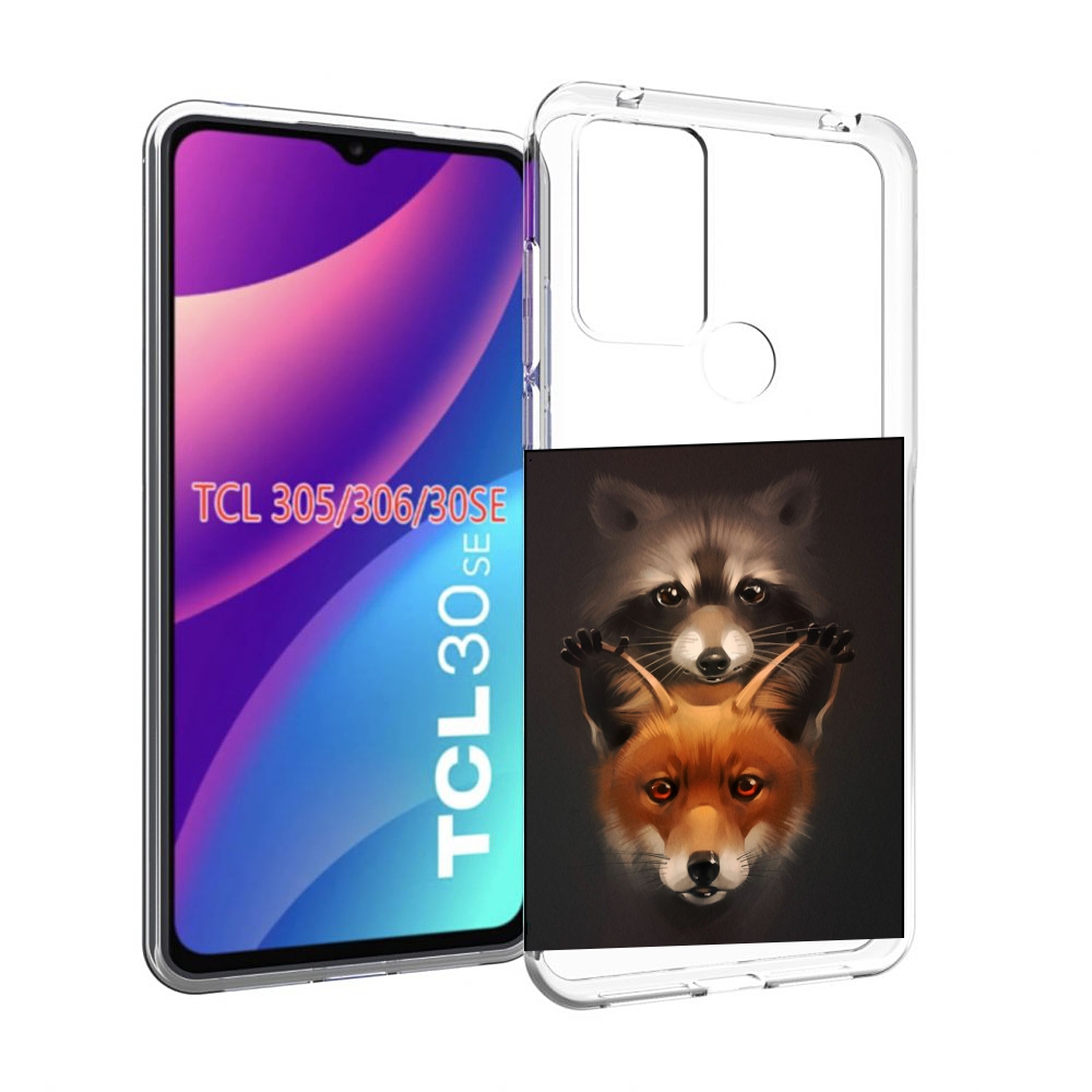 

Чехол MyPads енотик-лисенок для TCL 30SE/305/306/30E, Tocco