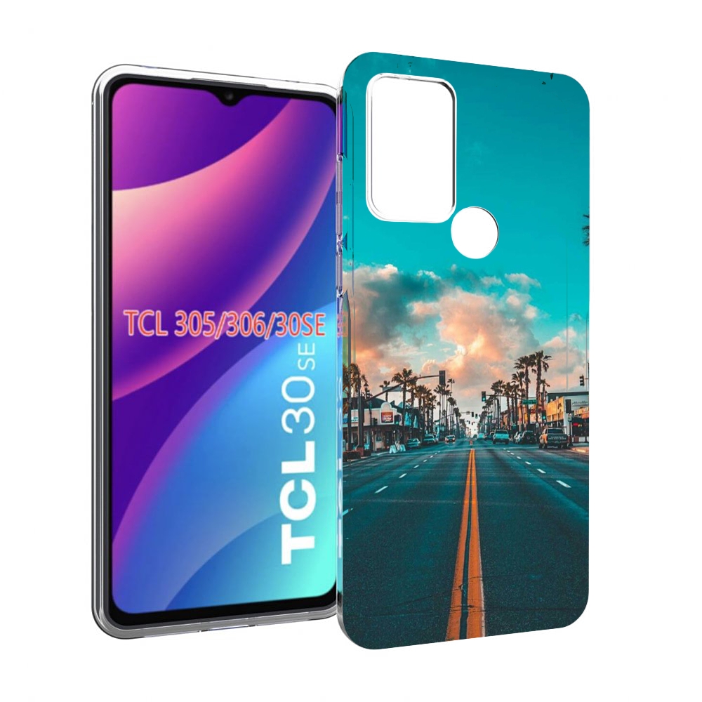 

Чехол MyPads дорога-в-лос-анджелес для TCL 30SE/305/306/30E, Tocco