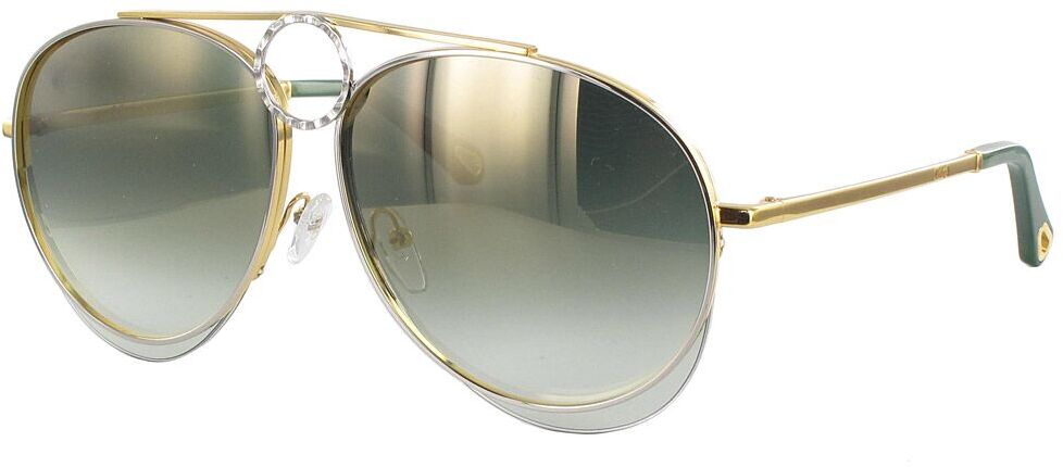 

Солнцезащитные очки Chloe CE144S 827 gold/green, CE144S 827