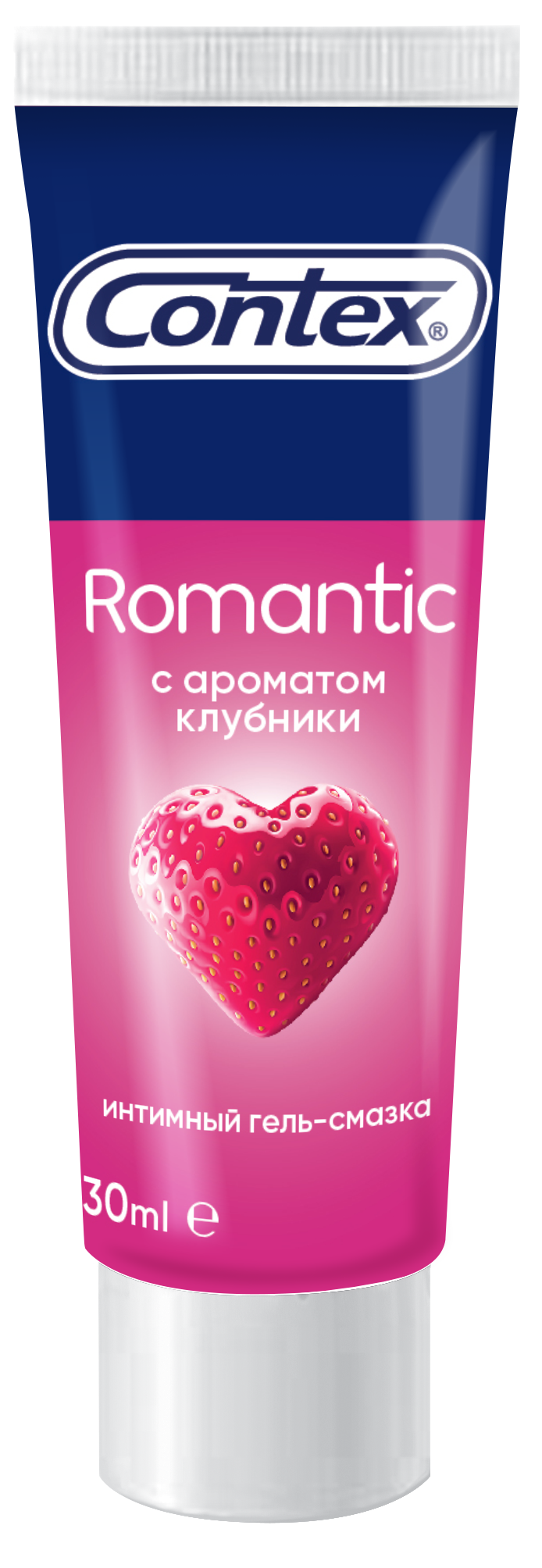 

Гель-смазка Contex Romantic с ароматом клубники 30 мл