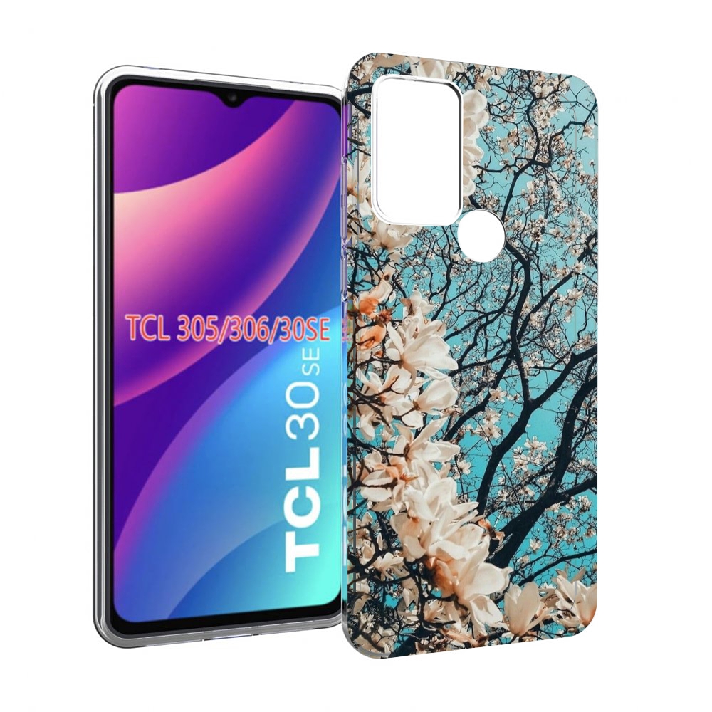 

Чехол MyPads дерево-с-цветочками для TCL 30SE/305/306/30E, Tocco