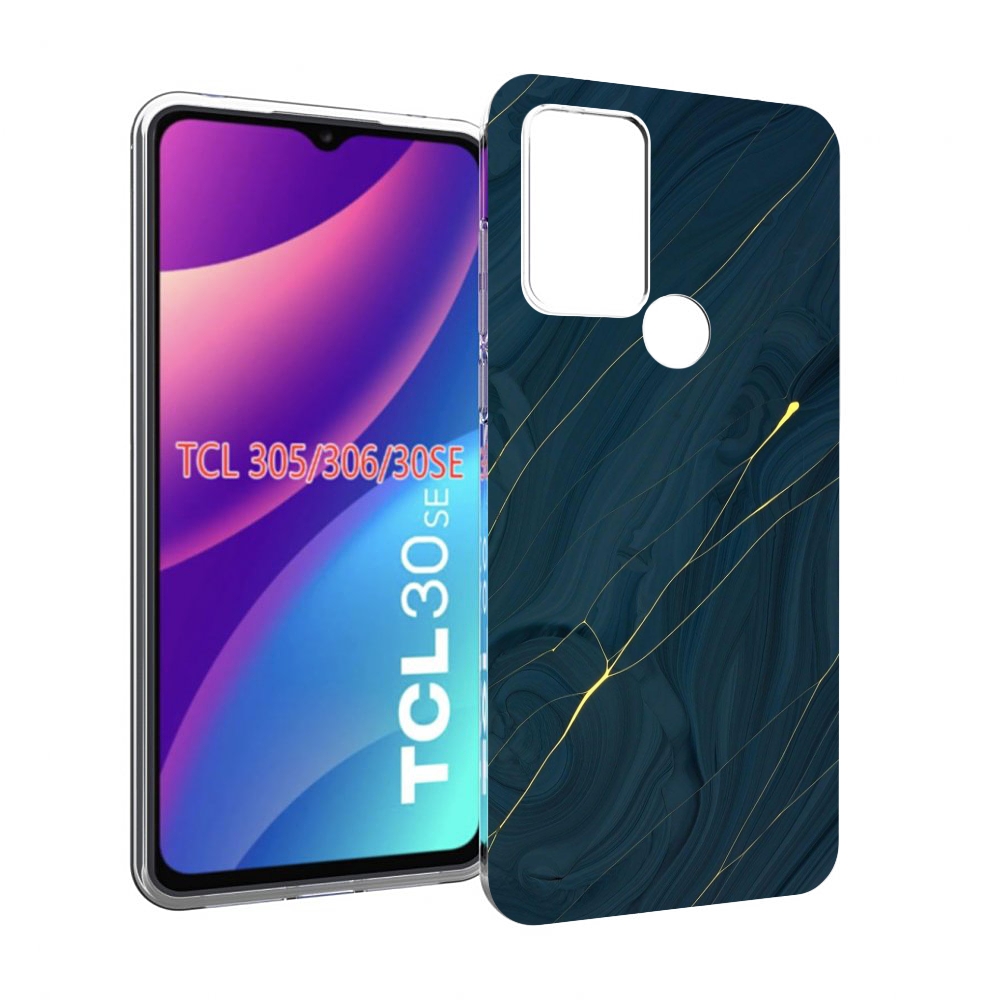 

Чехол MyPads дерево с золотыми трещинами для TCL 30SE/305/306/30E, Tocco