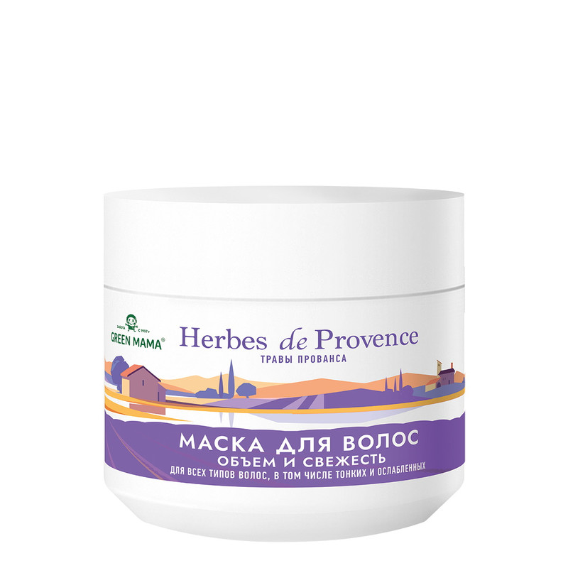 Маска для объема волос GREEN MAMA Herbes De Рrovence 300 мл маска для лица la miso с экстрактом лечебных трав 23 г