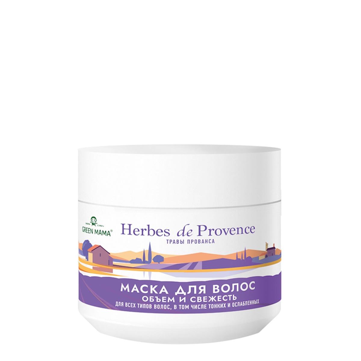 Маска для объема волос GREEN MAMA Herbes De Рrovence 300 мл