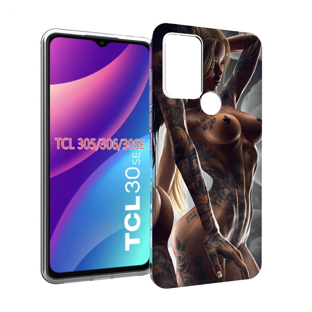 

Чехол MyPads девушки-инь-и-янь-в-татуировках для TCL 30SE/305/306/30E, Tocco