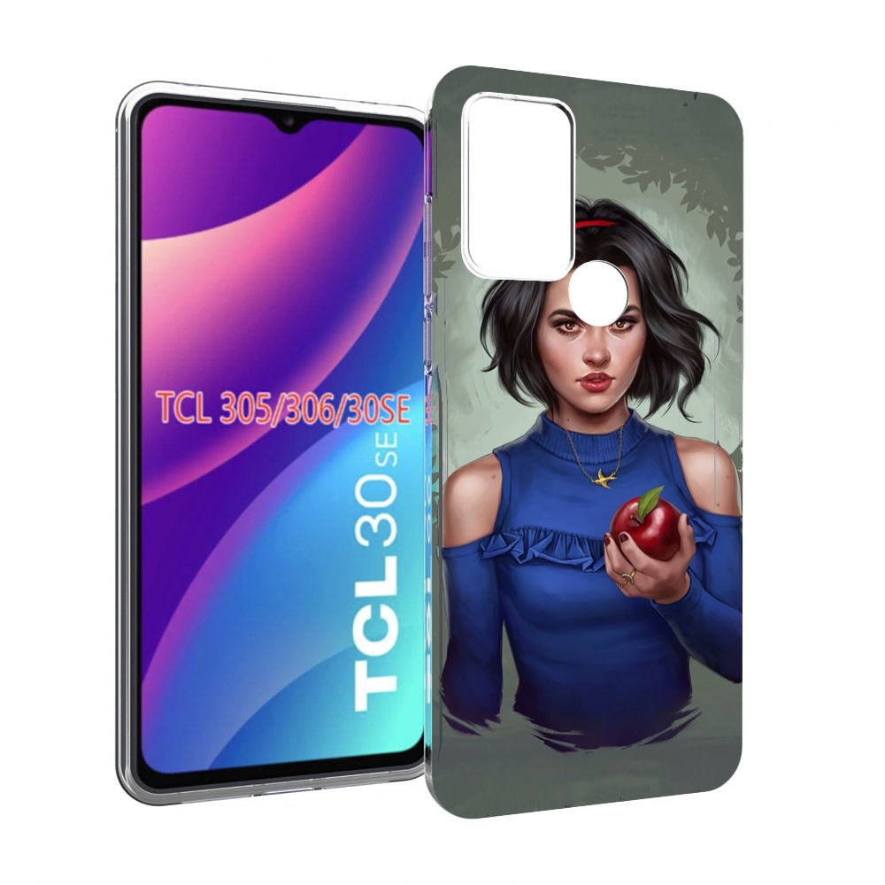 

Чехол MyPads девушка-с-яблоком женский для TCL 30SE/305/306/30E, Tocco