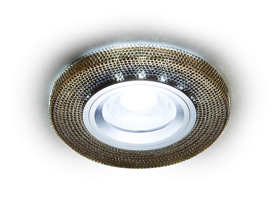 

Встраиваемый точечный светильник MR16 с LED подсветкой